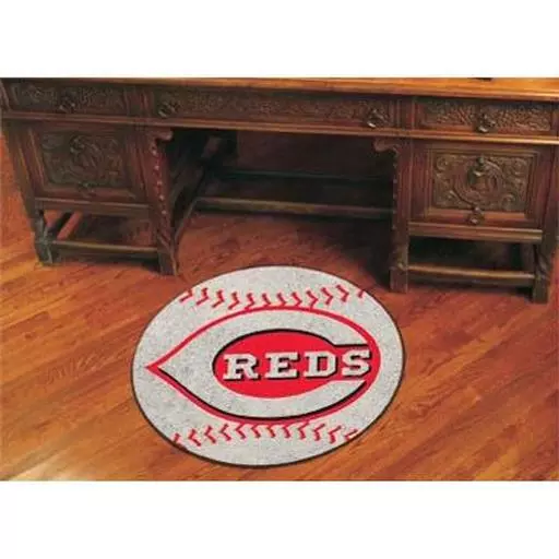 Cincinnati Reds Baseball Mat 27" diameter