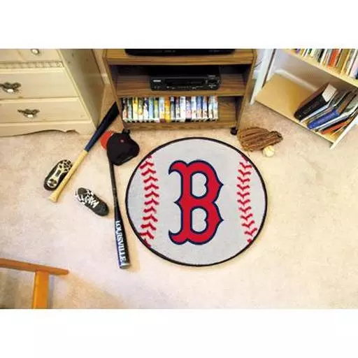 Boston Red Sox Baseball Mat 27" diameter