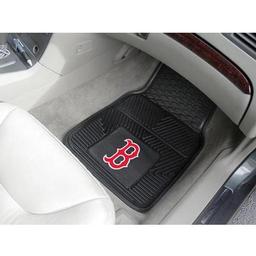 Click here to learn more about the Boston Red Sox Heavy Duty 2-Piece Vinyl Car Mats 17"x27".