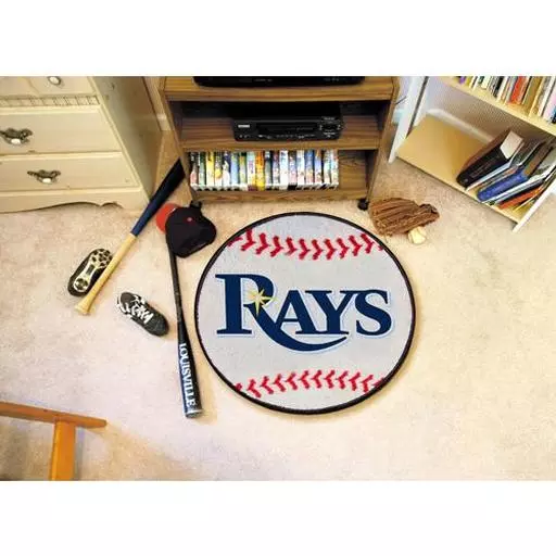 Tampa Bay Rays Baseball Mat 27" diameter