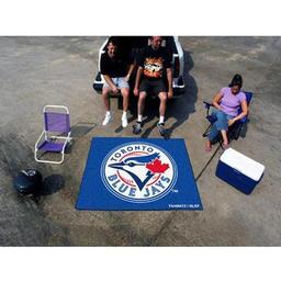 Click here to learn more about the Toronto Blue Jays Tailgater Rug 5''x6''.