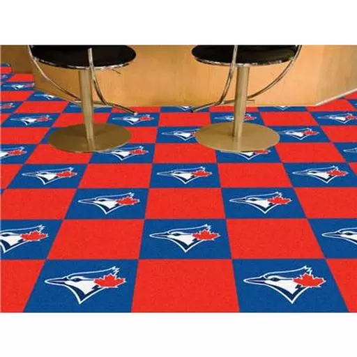 Toronto Blue Jays Carpet Tiles 18"x18" tiles