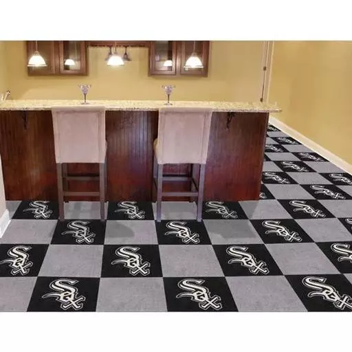 Chicago White Sox Carpet Tiles 18"x18" tiles