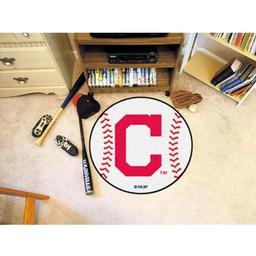 Click here to learn more about the Cleveland Indians "Block-C" Baseball Mat 27" diameter.