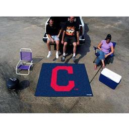 Click here to learn more about the Cleveland Indians "Block-C" Tailgater Rug 5''x6''.