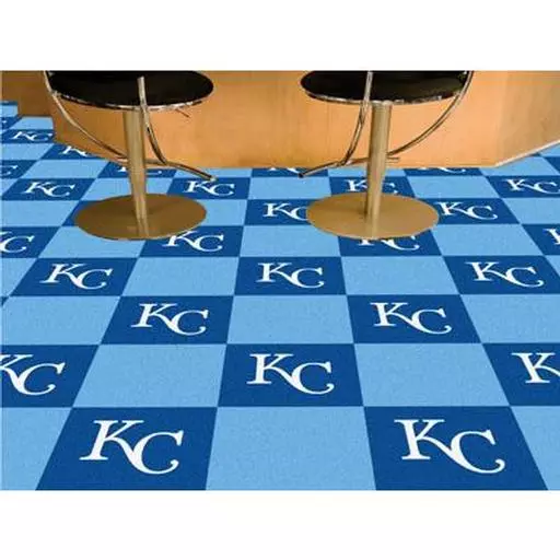Kansas City Royals Carpet Tiles 18"x18" tiles
