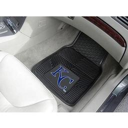 Click here to learn more about the Kansas City Royals Heavy Duty 2-Piece Vinyl Car Mats 17"x27".