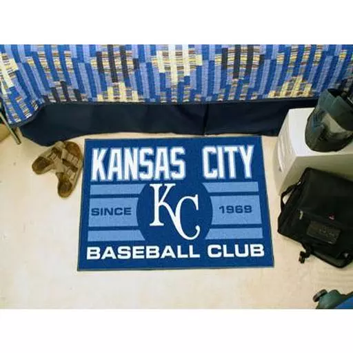 City Royals Baseball Club Starter Rug 19"x30"