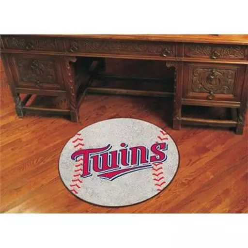 Minnesota Twins Baseball Mat 27" diameter