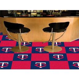 Click here to learn more about the Minnesota Twins Carpet Tiles 18"x18" tiles.