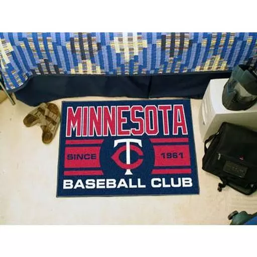ota Twins Baseball Club Starter Rug 19"x30"