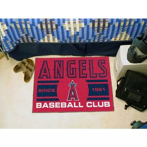 geles Angels Baseball Club Starter Rug 19"x30"