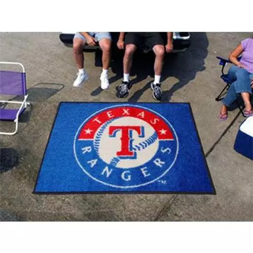 Texas Rangers Tailgater Rug 5''x6''