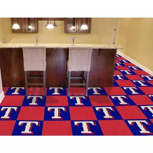 Texas Rangers Carpet Tiles 18"x18" tiles