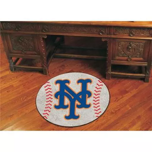 New York Mets Baseball Mat 27" diameter