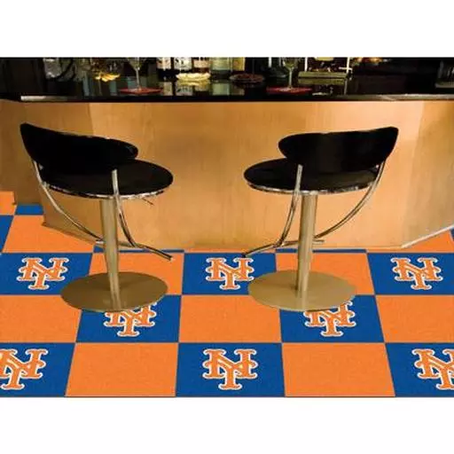 New York Mets Carpet Tiles 18"x18" tiles