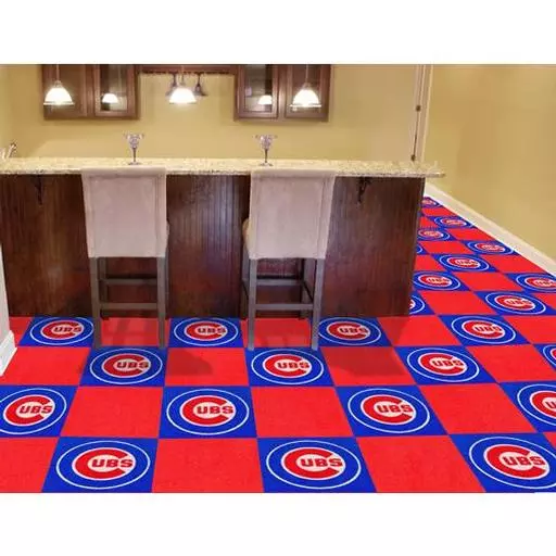 Chicago Cubs Carpet Tiles 18"x18" tiles