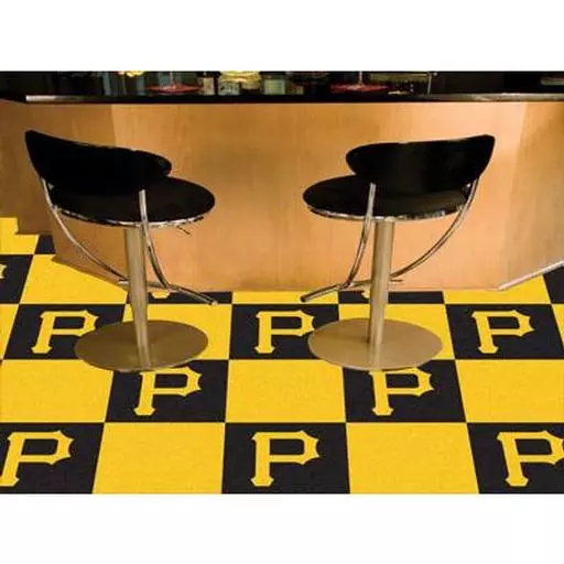Pittsburgh Pirates Carpet Tiles 18"x18" tiles