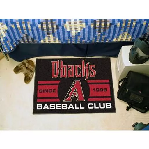 a Diamondbacks Baseball Club Starter Rug 19"x30"