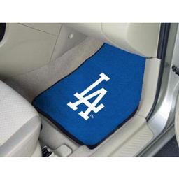 Click here to learn more about the Los Angeles Dodgers 2-piece Carpeted Car Mats 17"x27".
