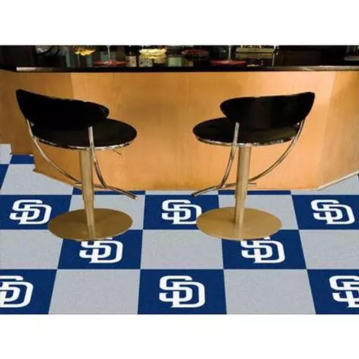 San Diego Padres Carpet Tiles 18"x18" tiles