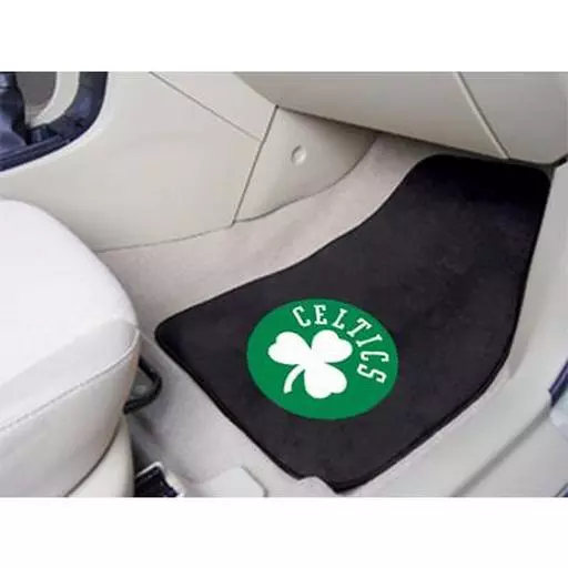 Boston Celtics 2-piece Carpeted Car Mats 17"x27"