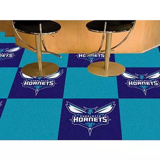 Charlotte Hornets Carpet Tiles 18"x18" tiles