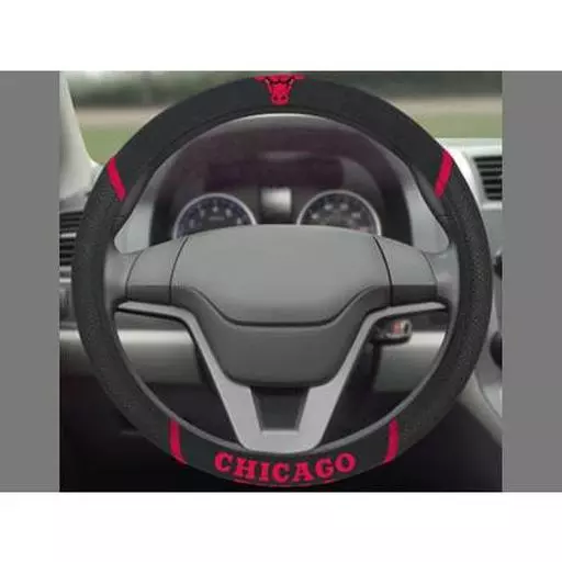 Chicago Bulls Steering Wheel Cover 15"x15"