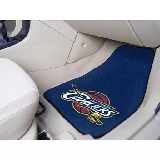 Cleveland Cavaliers 2-piece Carpeted Car Mats 17"x27"
