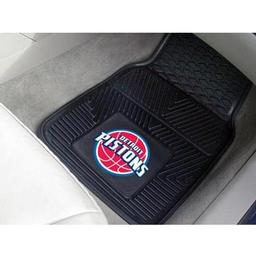 Click here to learn more about the Detroit Pistons Heavy Duty 2-Piece Vinyl Car Mats 17"x27".
