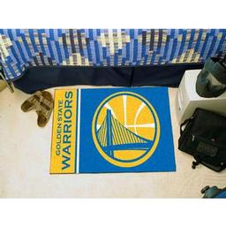 Click here to learn more about the Golden State Warriors Uniform Inspired Starter Rug 19"x30".
