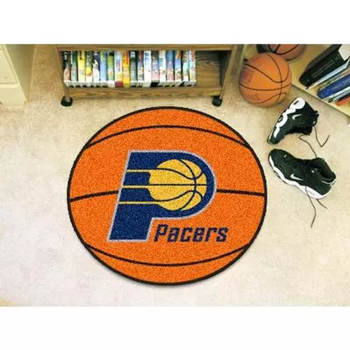 Indiana Pacers Basketball Mat 27" diameter