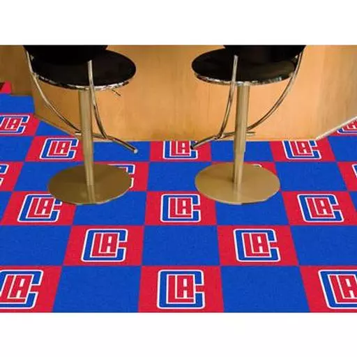 Los Angeles Clippers Carpet Tiles 18"x18" tiles