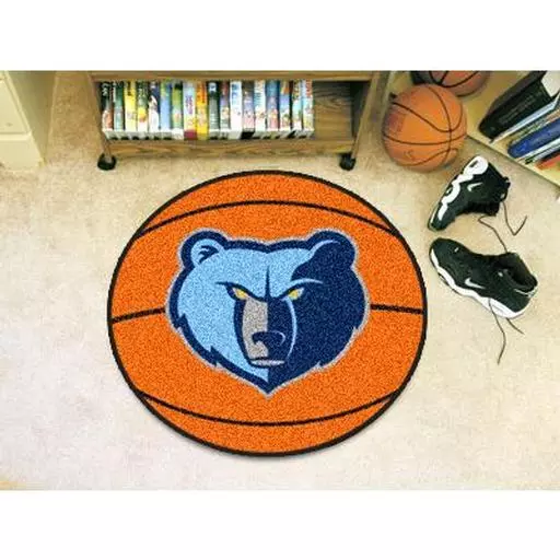 Memphis Grizzlies Basketball Mat 27" diameter