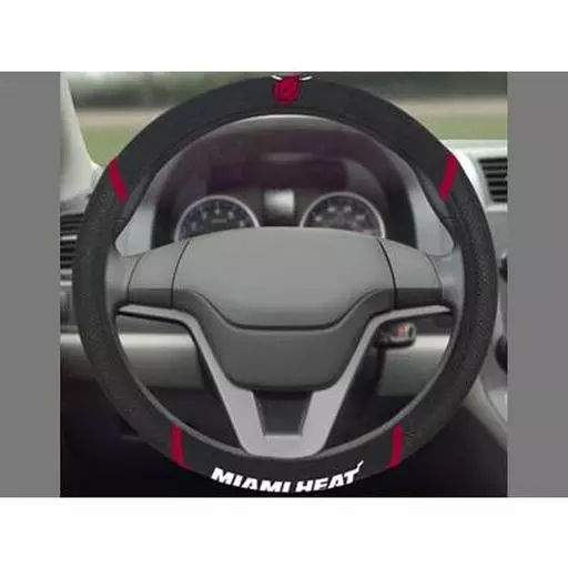 Miami Heat Steering Wheel Cover 15"x15"