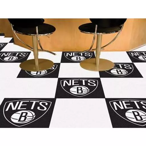 Brooklyn Nets Carpet Tiles 18"x18" tiles