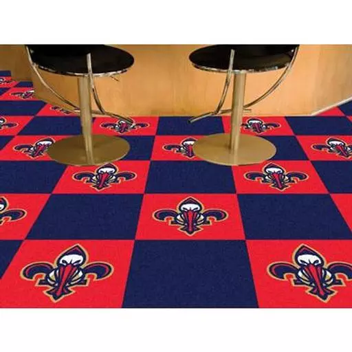 New Orleans Pelicans Carpet Tiles 18"x18" tiles