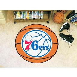 Click here to learn more about the Philadelphia 76ers Basketball Mat 27" diameter.