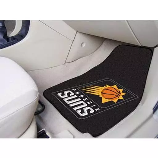 Phoenix Suns 2-piece Carpeted Car Mats 17"x27"