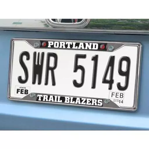 Portland Trail Blazers License Plate Frame 6.25"x12.25"