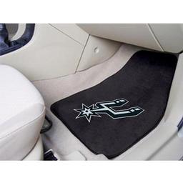 Click here to learn more about the San Antonio Spurs 2-piece Carpeted Car Mats 17"x27".