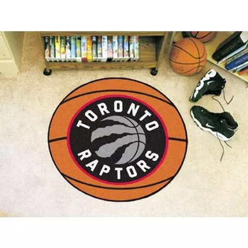Toronto Raptors Basketball Mat 27" diameter