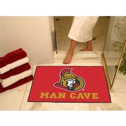 Click here to learn more about the Ottawa Senators Man Cave All-Star Mat 33.75"x42.5".