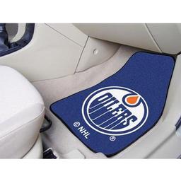 Click here to learn more about the Edmonton Oilers 2-pc Printed Carpet Car Mats 17"x27".