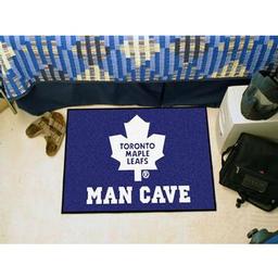 Click here to learn more about the Toronto Maple Leafs Man Cave Starter Rug 19"x30".