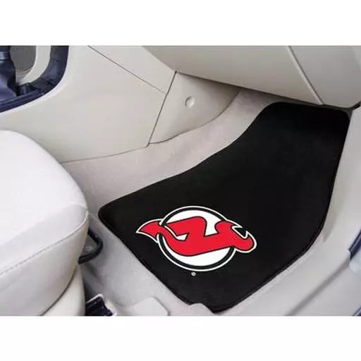 New Jersey Devils 2-pc Printed Carpet Car Mats 17"x27"