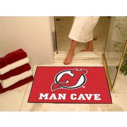 Click here to learn more about the New Jersey Devils Man Cave All-Star Mat 33.75"x42.5".