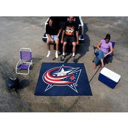 Click here to learn more about the Columbus Blue Jackets Tailgater Rug 5''x6''.