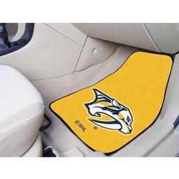 Click here to learn more about the Nashville Predators 2-pc Printed Carpet Car Mats 17"x27".