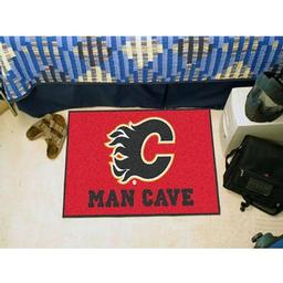 Click here to learn more about the Calgary Flames Man Cave Starter Rug 19"x30".